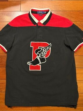 Polo Ralph Lauren P Wing Patch Shirt Rugby Stadium 1992 Olympics Sportsman Large